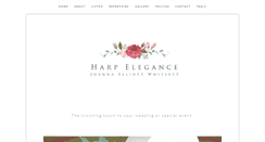 Desktop Screenshot of harpelegance.com